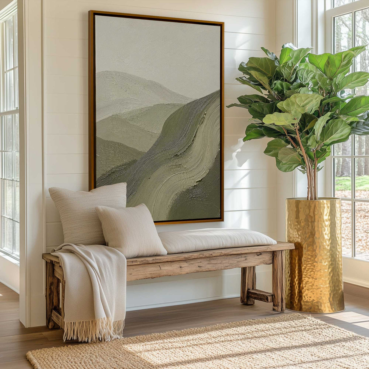 Picture of art in a room