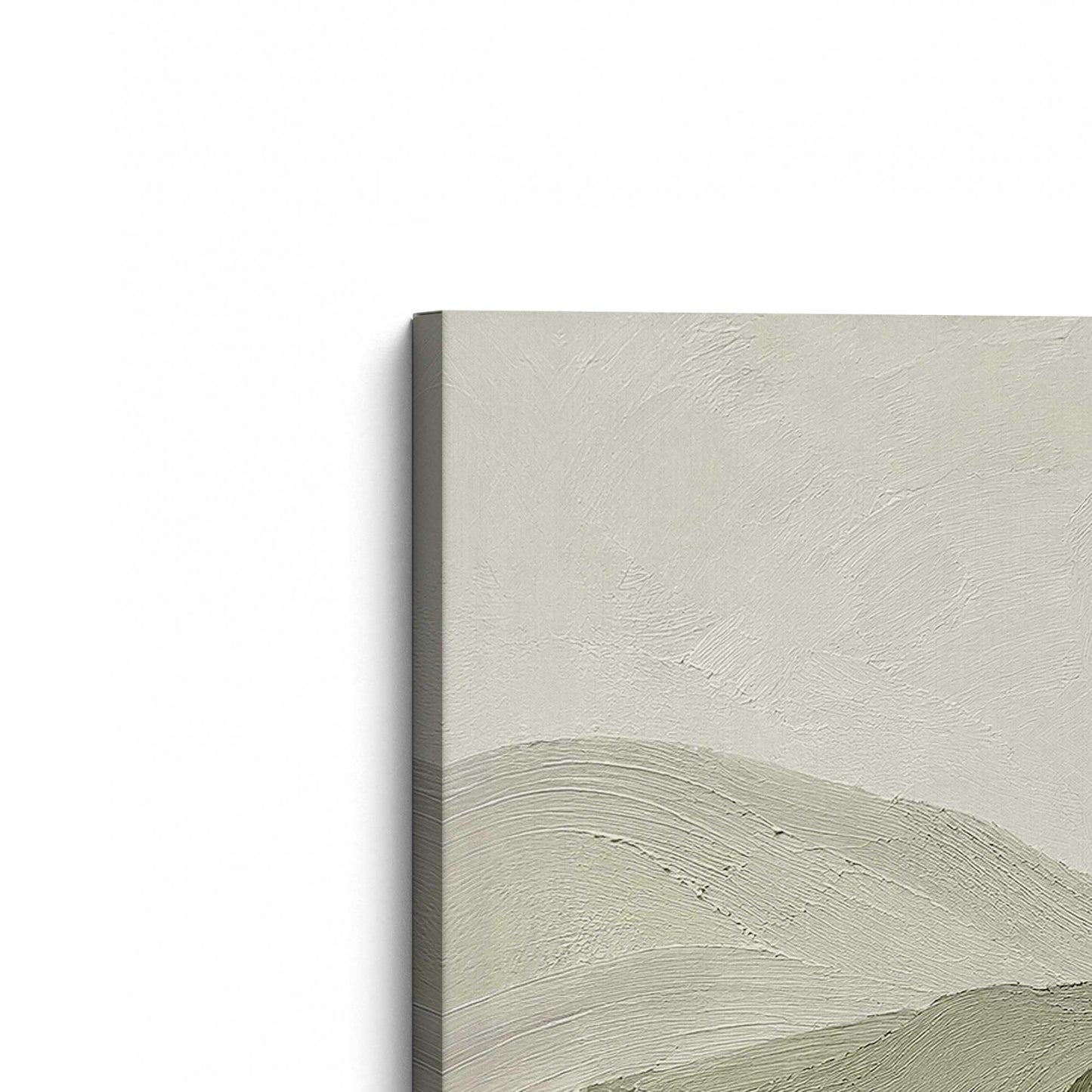 [Color:Stretched Canvas], Picture of the corner of the art