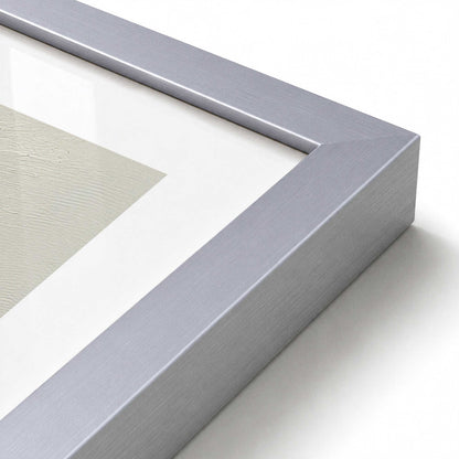 [Color:Polished Chrome], Picture of art in a Polished Chrome frame at an angle