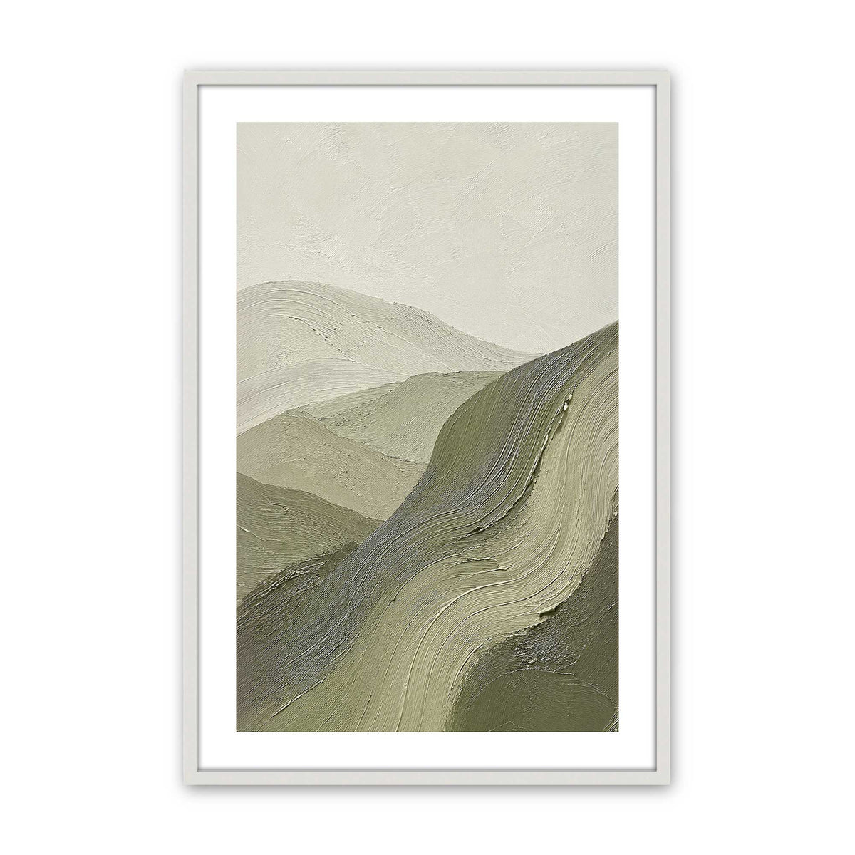 [Color:Opaque White], Picture of art in a Opaque White frame