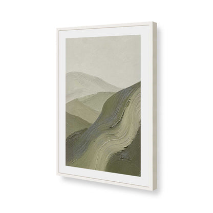 [Color:Opaque White], Picture of art in a Opaque White frame of the corner