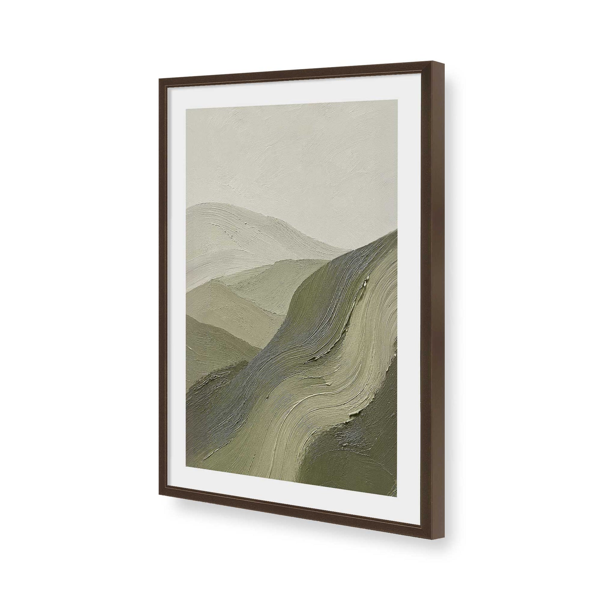 [Color:Belvinder Brown], Picture of art in a Belvinder Brown frame of the corner