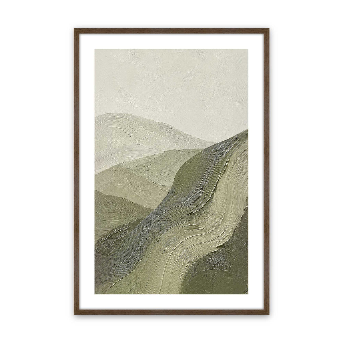 [Color:Walnut], Picture of art in a Walnut frame