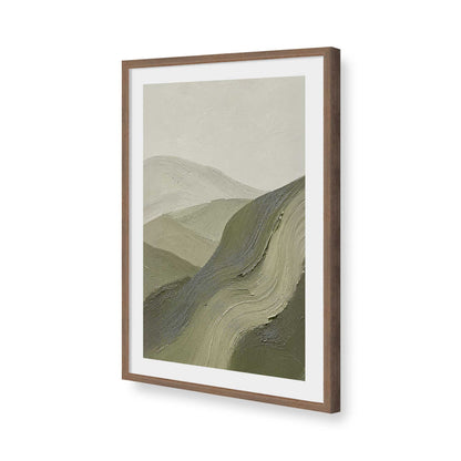 [Color:Walnut], Picture of art in a Walnut frame of the corner