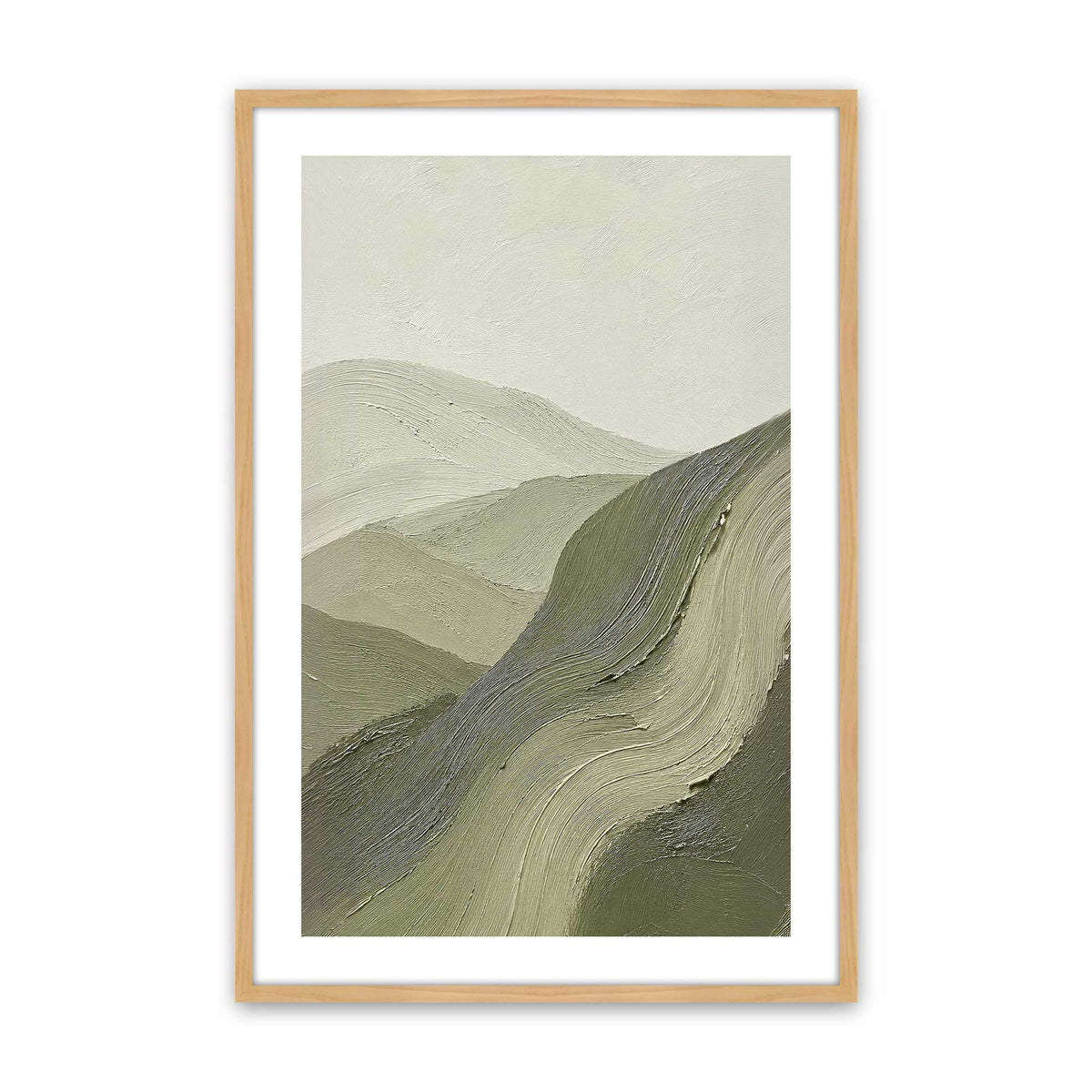 [Color:American Maple], Picture of art in an American Maple frame