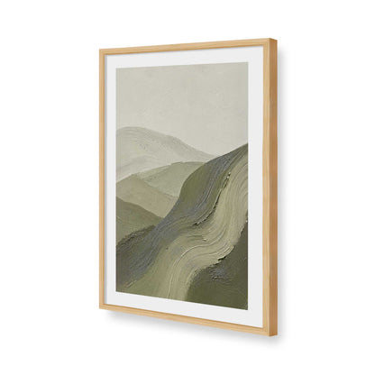 [Color:American Maple], Picture of art in a American Maple frame of the corner
