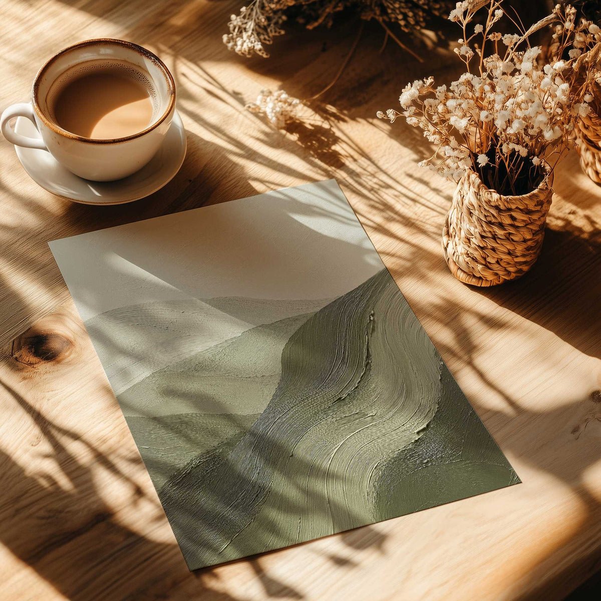 [Color:Rolled Print], Picture of close up of art