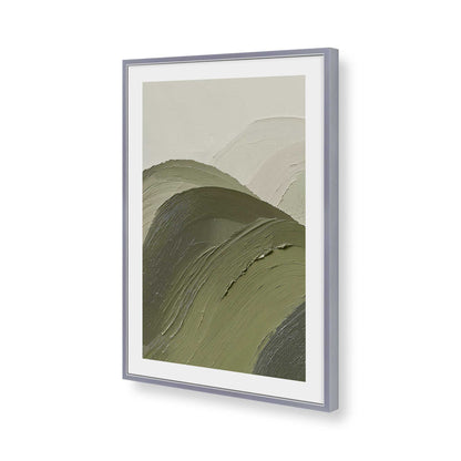 [Color:Polished Chrome], Picture of art in a Polished Chrome frame of the corner