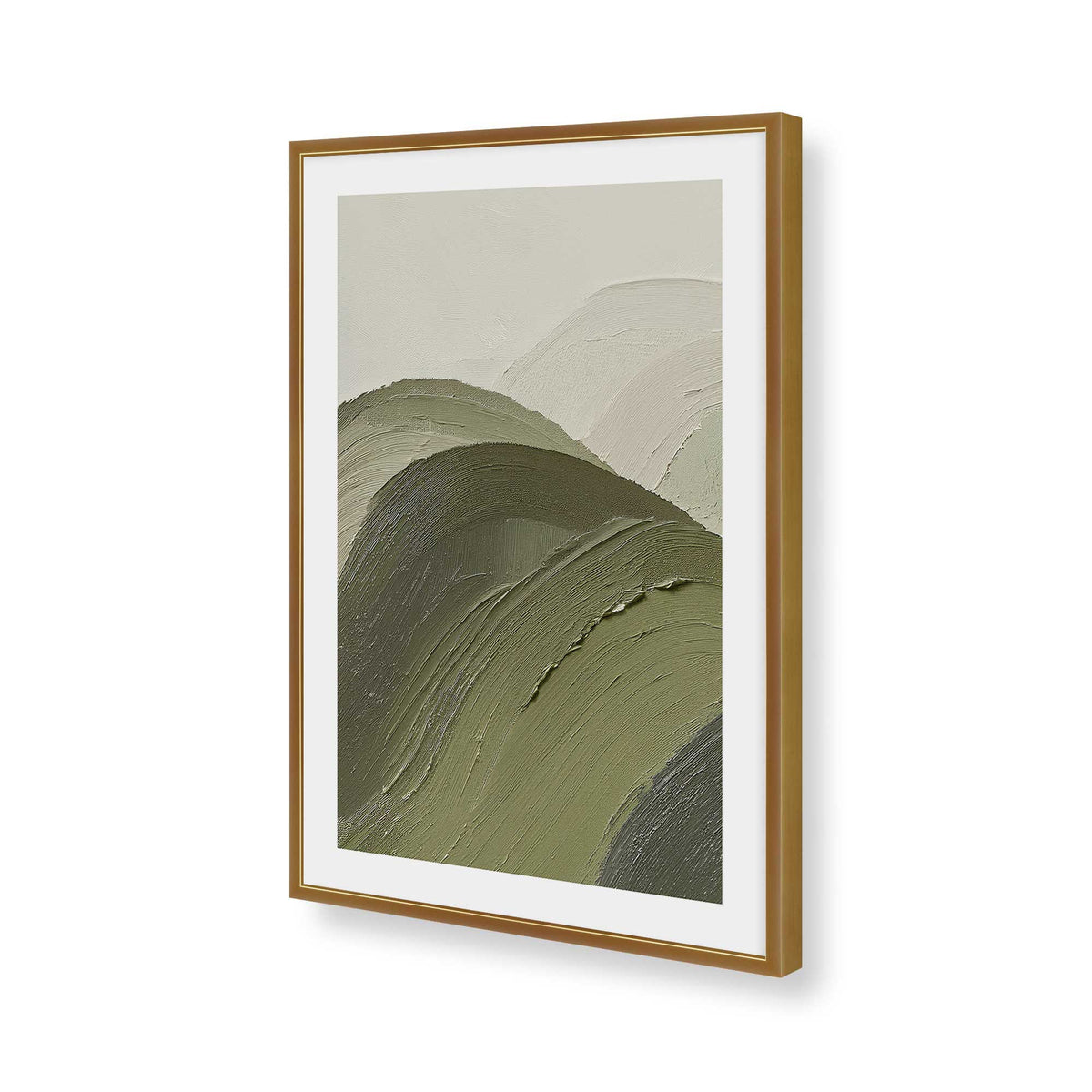[Color:Polished Gold], Picture of art in a Polished Gold frame of the corner