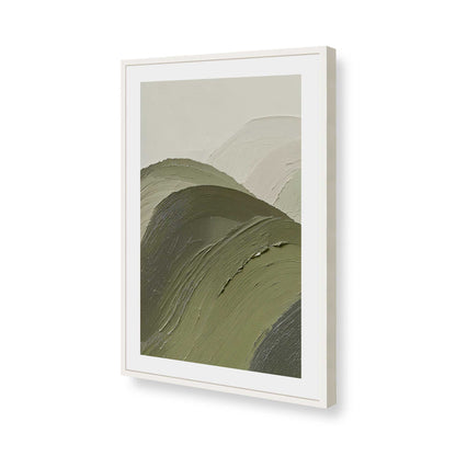 [Color:Opaque White], Picture of art in a Opaque White frame of the corner