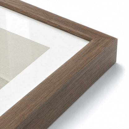 [Color:Walnut], Picture of art in a Walnut frame at an angle