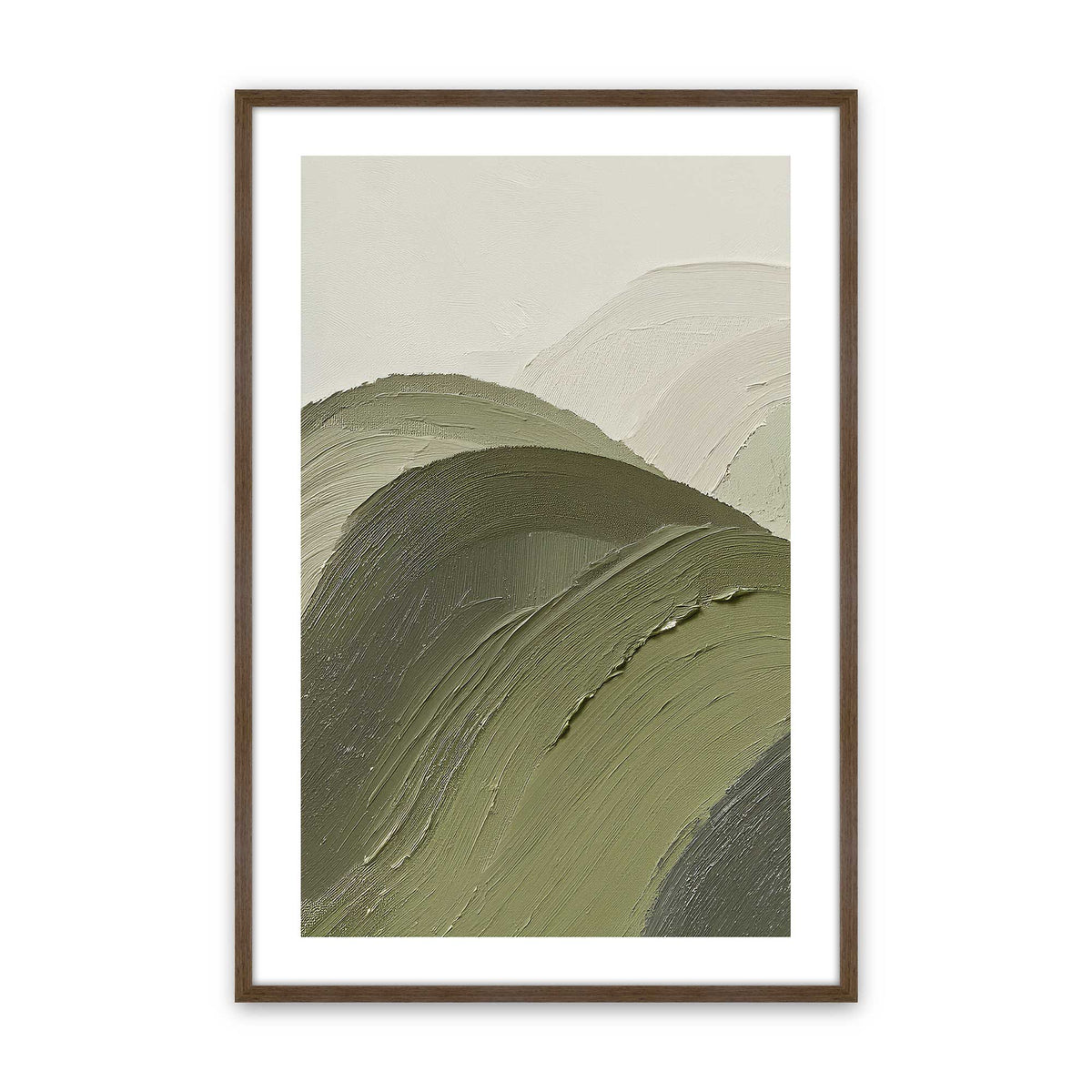 [Color:Walnut], Picture of art in a Walnut frame