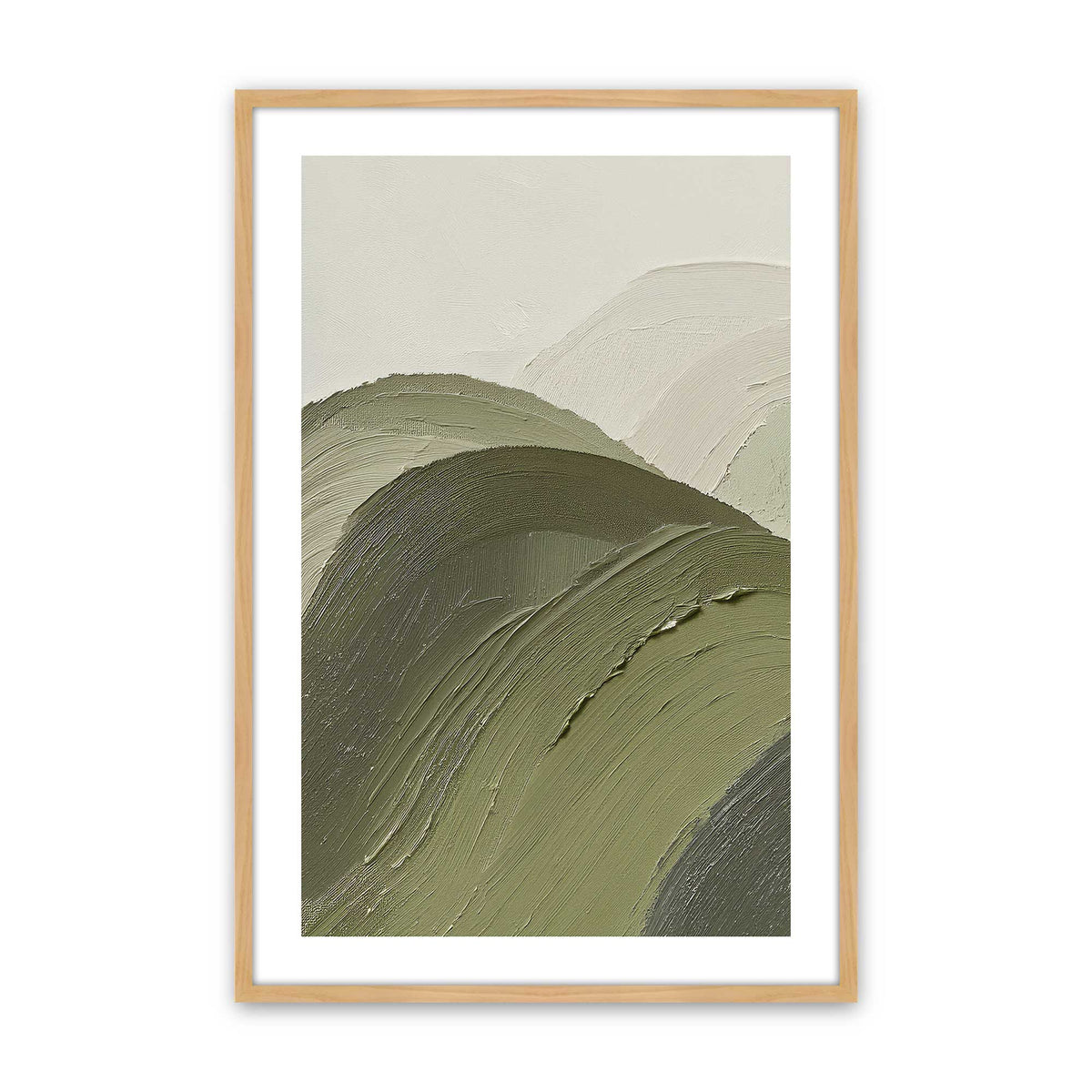 [Color:American Maple], Picture of art in a American Maple frame