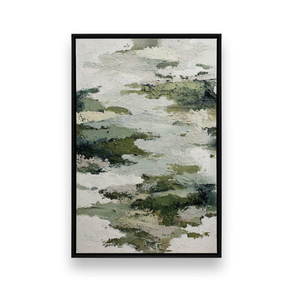 [Color:Satin Black], Picture of art in a Satin Black frame