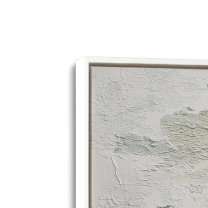 [Color:Opaque White], Picture of art in a White frame at an angle