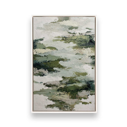 [Color:Opaque White], Picture of art in a White frame
