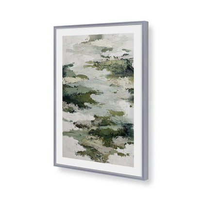 [Color:Polished Chrome], Picture of art in a Polished Chrome frame of the corner