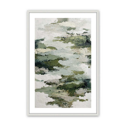 [Color:Opaque White], Picture of art in a Opaque White frame