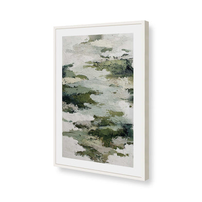 [Color:Opaque White], Picture of art in a Opaque White frame of the corner