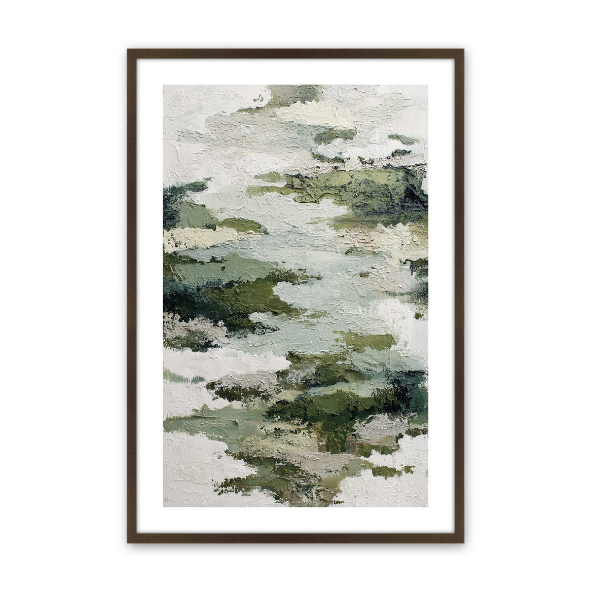 [Color:Brown], Picture of art in a Brown frame