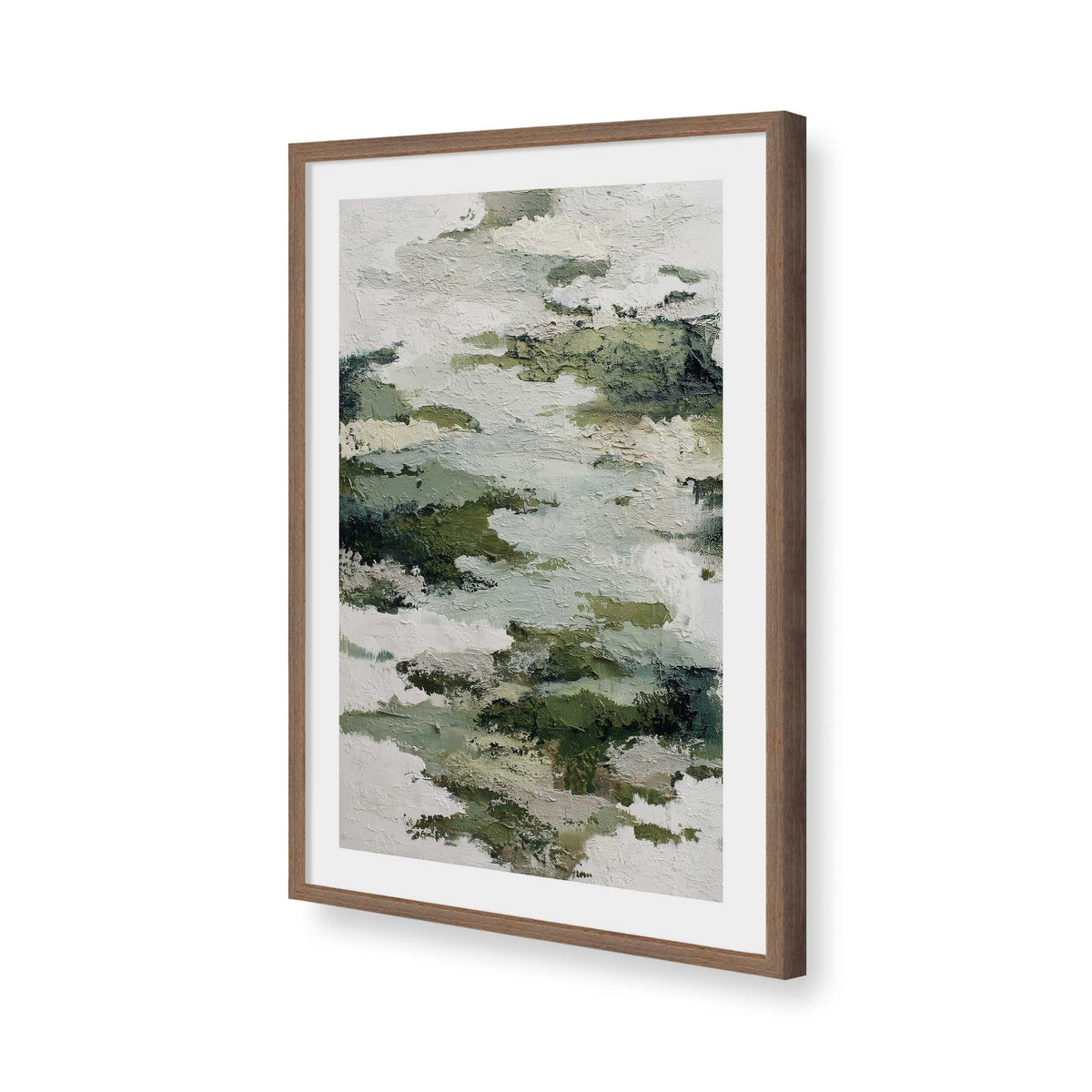 [Color:Walnut], Picture of art in a Walnut frame of the corner