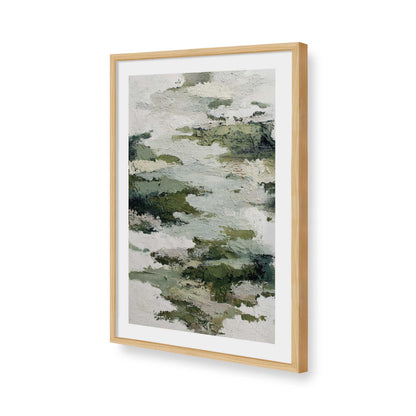 [Color:American Maple], Picture of art in a American Maple frame of the corner