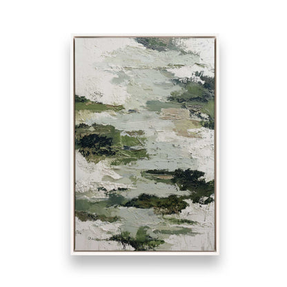 [Color:Opaque White], Picture of art in a White frame