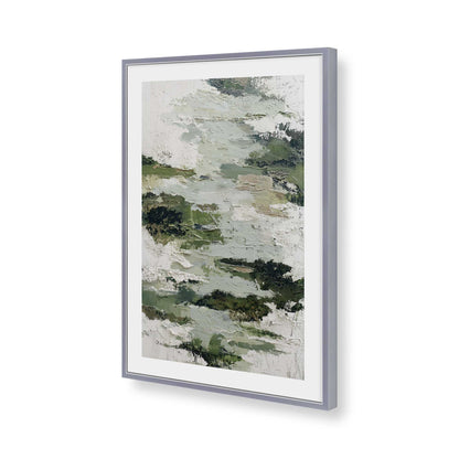 [Color:Polished Chrome], Picture of art in a Polished Chrome frame of the corner
