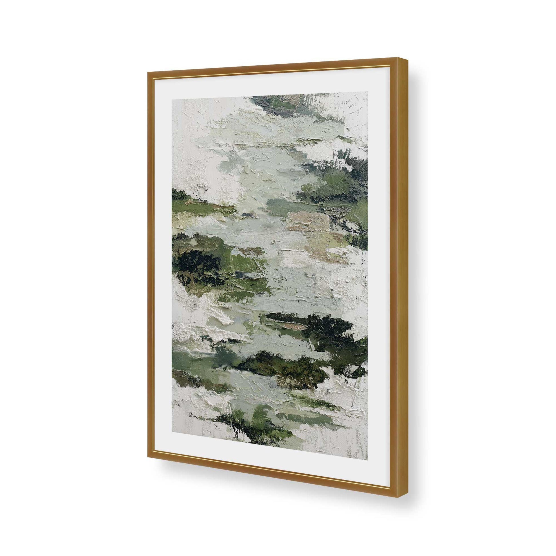[Color:Polished Gold], Picture of art in a Polished Gold frame of the corner