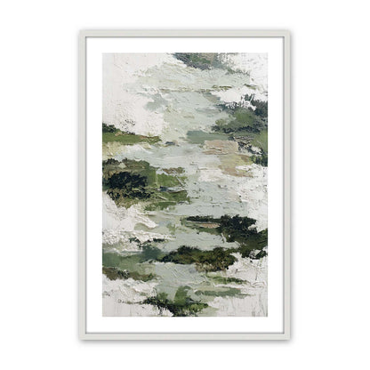 [Color:Opaque White], Picture of art in a Opaque White frame