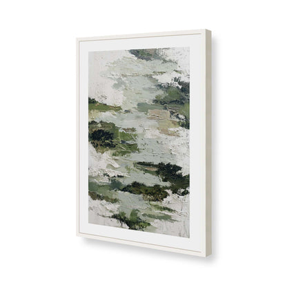 [Color:Opaque White], Picture of art in a Opaque White frame of the corner