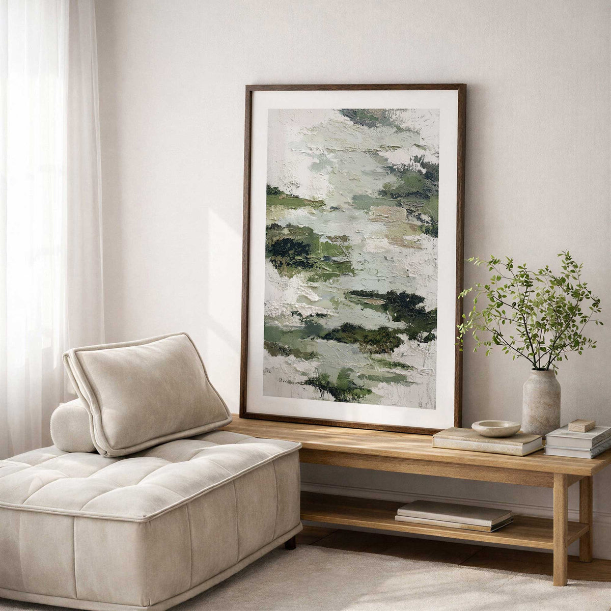 Picture of art in a room