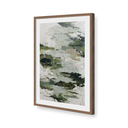 [Color:Walnut], Picture of art in a Walnut frame of the corner