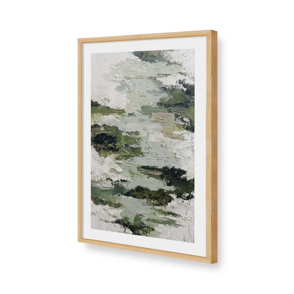 [Color:American Maple], Picture of art in a American Maple frame of the corner