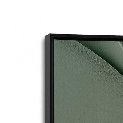 [Color:Satin Black], Picture of art in a Satin Black frame at an angle