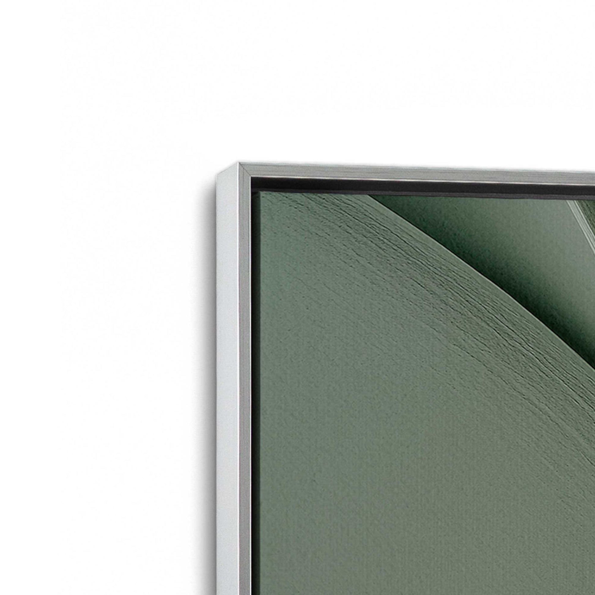 [Color:Polished Chrome], Picture of art in a Polished Chrome frame at an angle