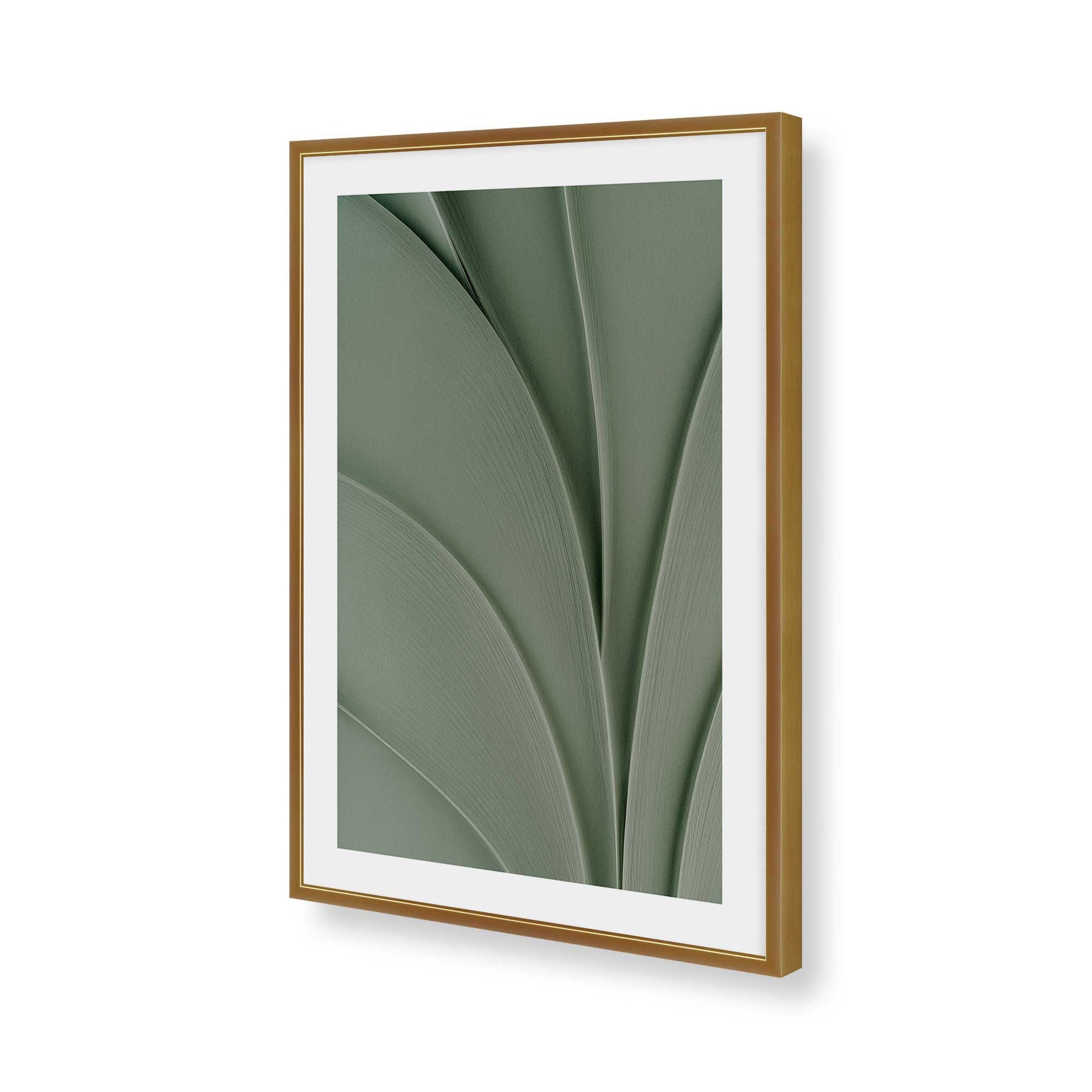 [Color:Polished Gold], Picture of art in a Polished Gold frame of the corner