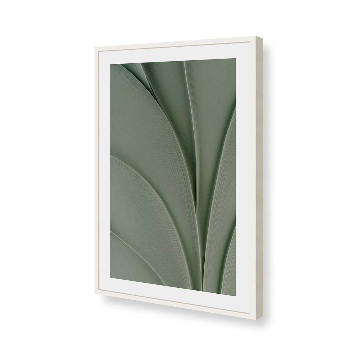 [Color:Opaque White], Picture of art in a Opaque White frame of the corner