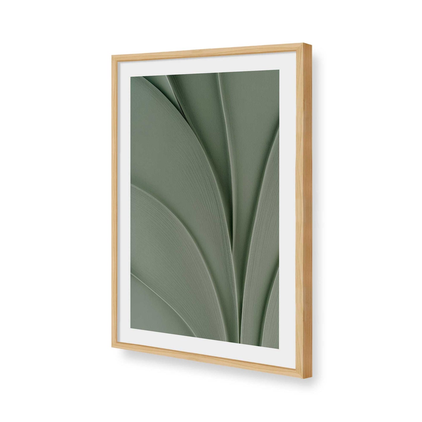 [Color:American Maple], Picture of art in a American Maple frame of the corner