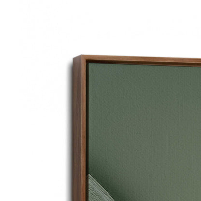 [Color:Walnut], Picture of art in a Walnut frame at an angle