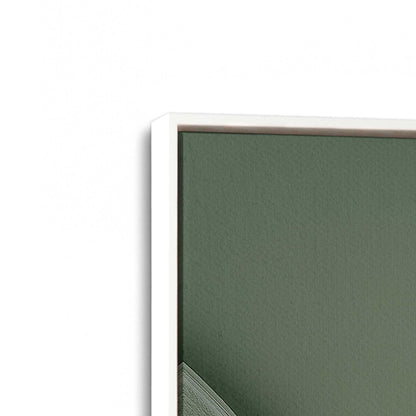 [Color:Opaque White], Picture of art in a White frame at an angle