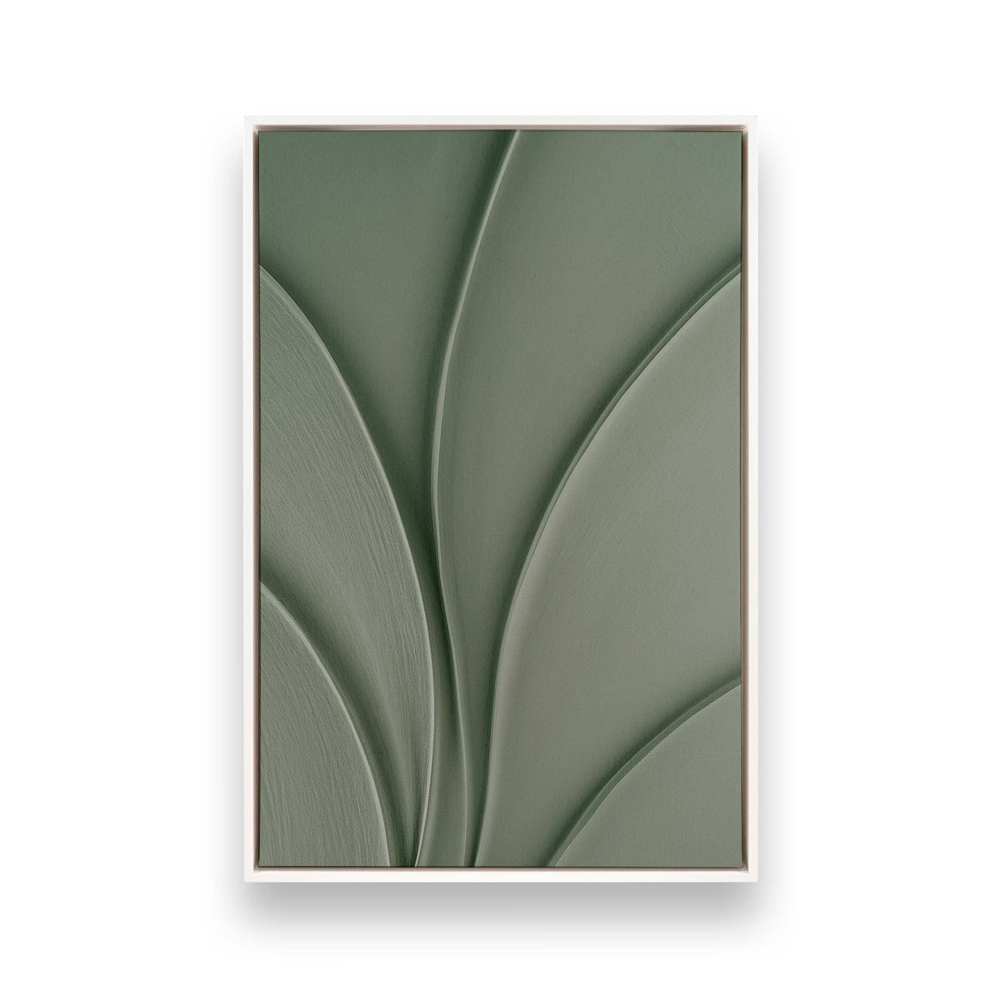 [Color:Opaque White], Picture of art in a White frame