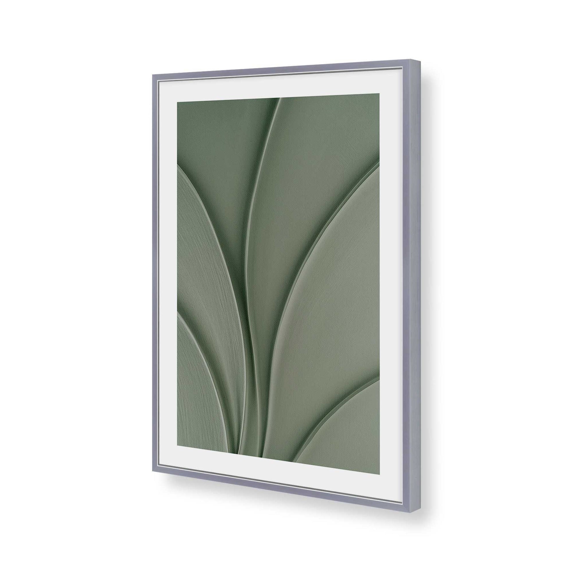 [Color:Polished Chrome], Picture of art in a Polished Chrome frame of the corner
