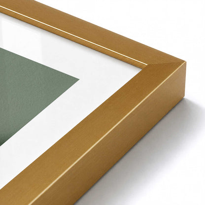 [Color:Polished Gold], Picture of art in a Polished Gold frame at an angle
