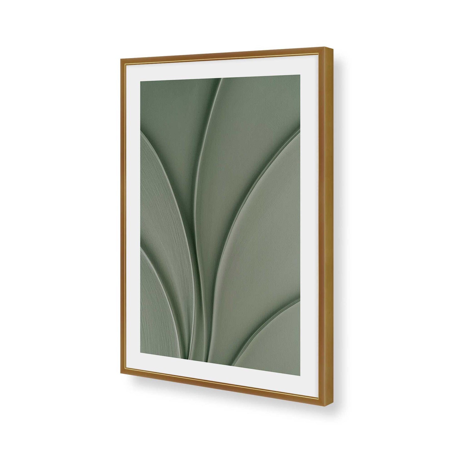 [Color:Polished Gold], Picture of art in a Polished Gold frame of the corner