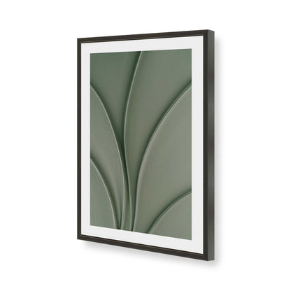 [Color:Satin Black], Picture of art in a Satin Black frame of the corner