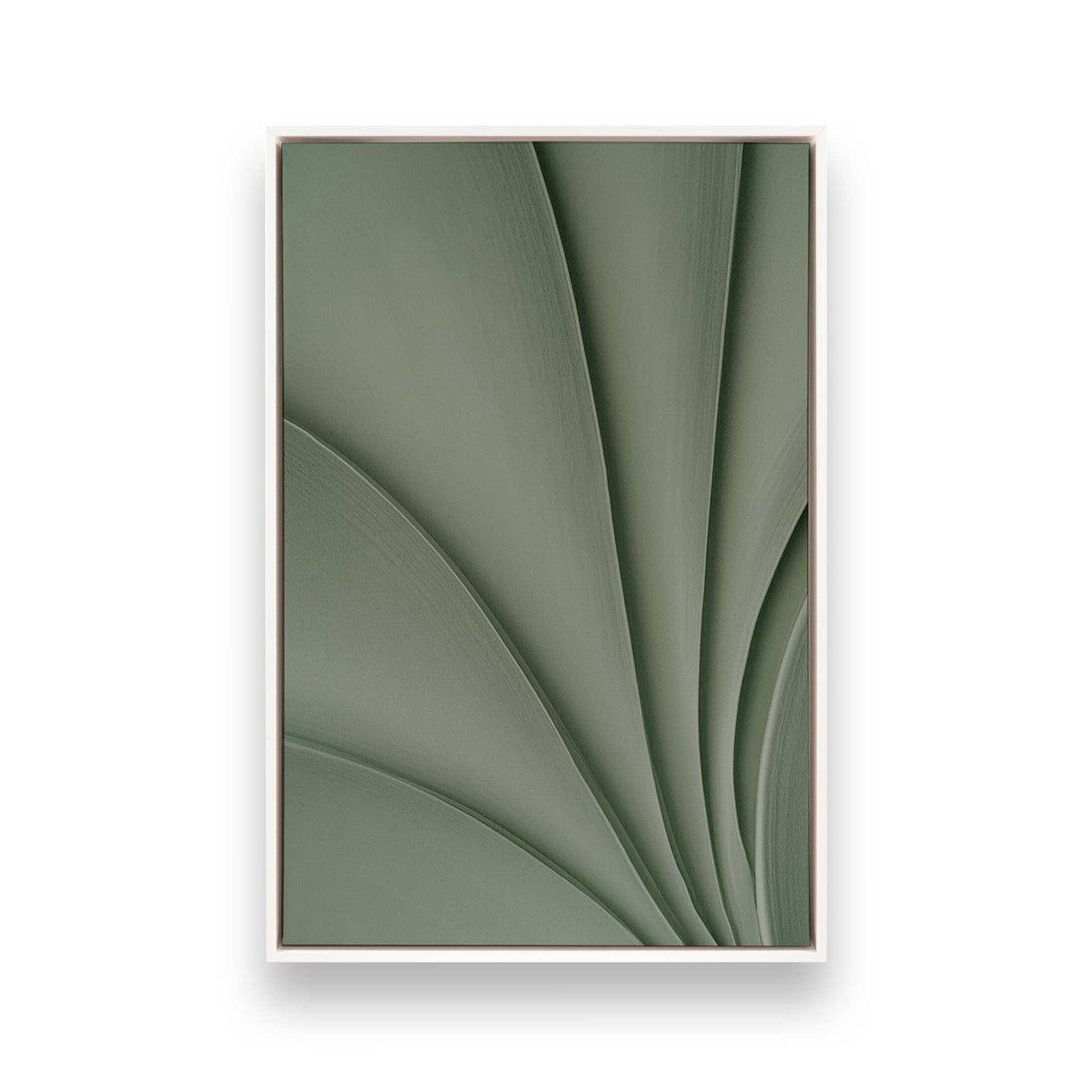 [Color:Opaque White], Picture of art in a White frame