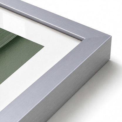 [Color:Polished Chrome], Picture of art in a Polished Chrome frame at an angle