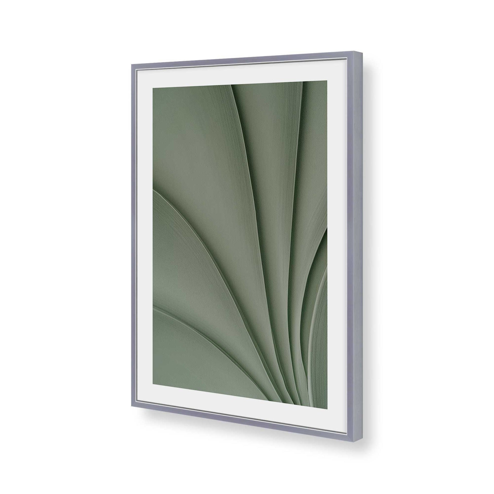 [Color:Polished Chrome], Picture of art in a Polished Chrome frame of the corner