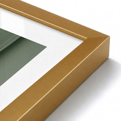 [Color:Polished Gold], Picture of art in a Polished Gold frame at an angle